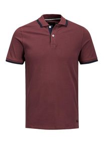 PRODUKT, Herren Poloshirt, Navy / Burgunder
