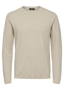 Selected Homme, Herren Strickpullover, Hellbeige