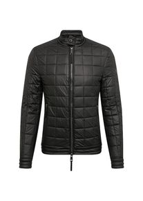Guess, Herren Jacke 'RIDER JKT LEATHER TO', Schwarz