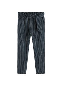 Mango Kids, Mädchen Hose 'Biarritz', Navy / Weiß