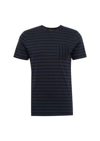 Selected Homme, Herren T-Shirt 'SLHMAX', Dunkelblau / Schwarz