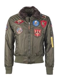 Top Gun, Herren Bomberjacke, Oliv / Mischfarben