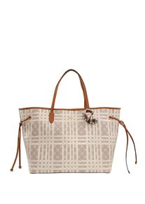 JOOP!, Damen Shopper 'xlho | cortina cheque | lara', Beige