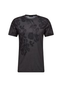 New Look, Herren Shirt 'RPNDJ 28.09.18 PLACEMENT TNL FLORAL SUB TEE P', Basaltgrau