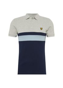 Lyle & Scott Lyle & Scott, Herren Poloshirt 'Yoke Stripe', Hellblau / Dunkelblau / Hellgrau
