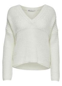 Only, Damen Pullover, Wei&szlig;