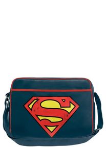 logoshirt, Damen Tasche 'Superman Logo', Enzian / Gelb / Rot