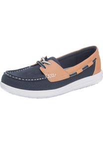 Clarks, Damen Slipper 'Jocolin Vista', Enzian / Apricot