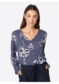 Kaffe, Damen Bluse, Rauchblau