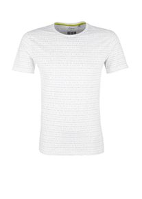 s.Oliver RED LABEL, Herren Flammgarnshirt, Dunkelgrau / Weiß