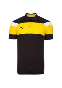 Puma, Herren Poloshirt 'Spirit II', Gelb / Schwarz