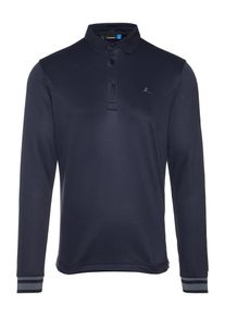 J. Lindeberg J.Lindeberg, Herren 'Olle LS Slim TX' Peached Poloshirt, Dunkelblau
