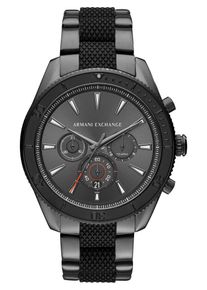 Emporio Armani, Herren Chronograph, Dunkelgrau / Schwarz