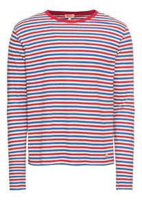 Armor lux, Herren Pullover 'Marinière ML Héritage', Blau / Rot / Naturweiß