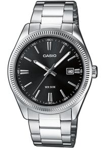 Casio, Herren Quarzuhr 'MTP-1302PD-1A1VEF', Schwarz / Silber