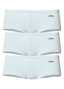 s.Oliver RED LABEL, Damen Hipsterpanty, Weiß