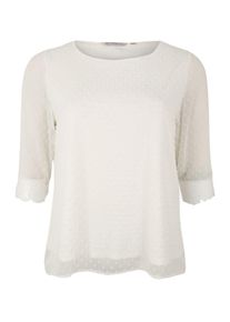 Only Carmakoma, Damen Shirt 'carDREAM 3/4 TOP SS 19', Wei&szlig;