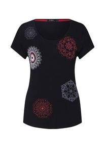 Desigual, Damen Shirt 'TS_SONJA', Mischfarben / Schwarz