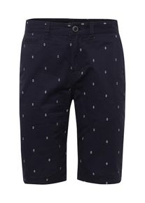 New Look, Herren Chinoshorts 'PRINTED', Navy
