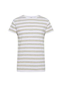 Urban Classics, Herren Shirts 'Multicolor Stripe Tee', Gelb / Schwarz / Weiß