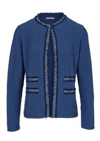 Heine, Damen Strickjacke, Blue Denim