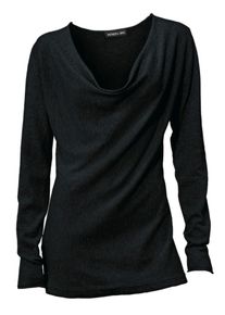 Heine, Damen Feinstrickpullover, Schwarz