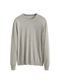 Mango Man, Herren Pullover 'Willy', Graumeliert