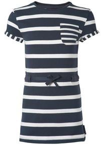 Noppies, Mädchen Kleid 'Nova', Dunkelblau / Weiß