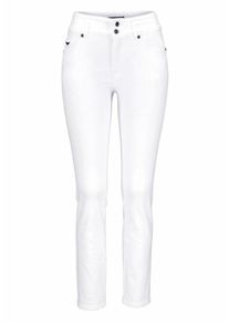 Arizona, Damen High-waist-Jeans 'Ankle-Slim', Weiß