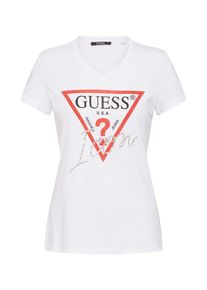 Guess, Damen Shirts 'SS CN TEE', Wei&szlig;