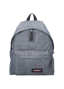Eastpak, Damen Rucksack 'Padded Pak'R', Grau / Graumeliert / Feuerrot / Schwarz / Weiß