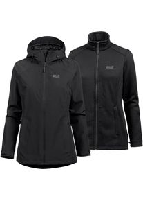 Jack Wolfskin, Damen Jacke 'NORRLAND', Schwarz