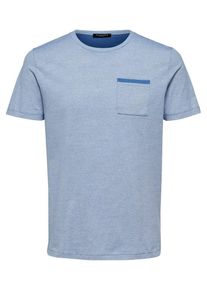 Selected Homme, Herren T-Shirt, Himmelblau