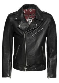 #LADC, Herren Lederjacke 'Rocky Biber 2', Schwarz