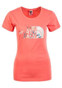 The North Face, Damen T-Shirt 'Easy', Mischfarben / Koralle