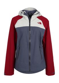The North Face, Damen Jacke 'Stratos', Taubenblau / Rot / Wei&szlig;