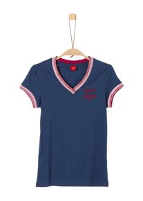 s.Oliver Junior, Mädchen Shirt, Navy / Pink / Altrosa