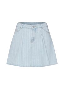 Review, Damen Rock 'PINSTR DENIM SK', Blau