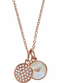 Emporio Armani, Damen Kette, Rosegold / Weiß