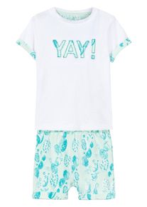 name it, Shorts-Set, Gr&uuml;n / Wei&szlig;