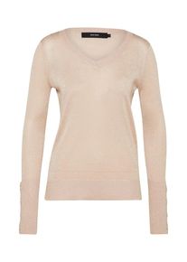 Véro Moda VERO MODA, Damen Pullover 'VMAMAJA LS V-NECK BLOUSE LCS', Creme