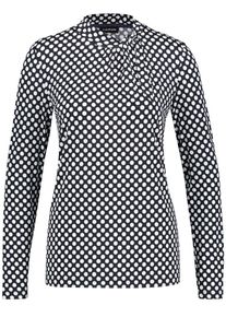 Taifun, Damen T-Shirt, Kobaltblau / Weiß