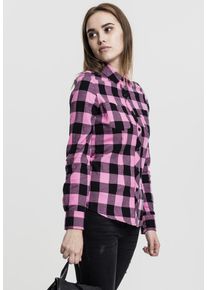 Urban Classics, Damen Shirt, Pink / Schwarz