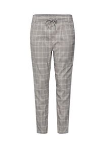Only, Damen Hose 'POPTRASH', Grau / Wei&szlig;