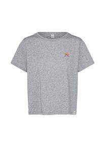 Iriedaily, Damen Shirt 'Rainbow Mini Tee', Graumeliert