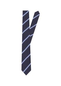 Seidensticker, Herren Krawatte 'Slim', Navy / Hellblau / Weiß