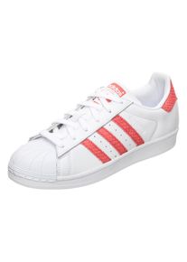 adidas originals, Damen Sneaker 'Superstar', Dunkelorange / Weiß