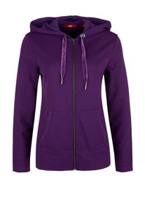 s.Oliver RED LABEL, Damen Sweatjacke, Dunkellila