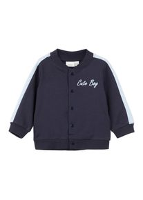 name it, Sweat Strickjacke, Nachtblau / Hellblau
