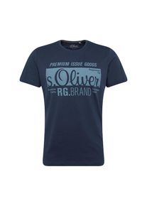 s.Oliver RED LABEL, Herren Shirt, Blau / Nachtblau
